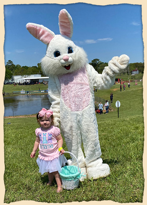 Meet the Easter Bunny at Seward Farms in 
